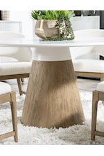 Legacy Classic Melrose Contemporary Round Dining Table with Pedestal Base