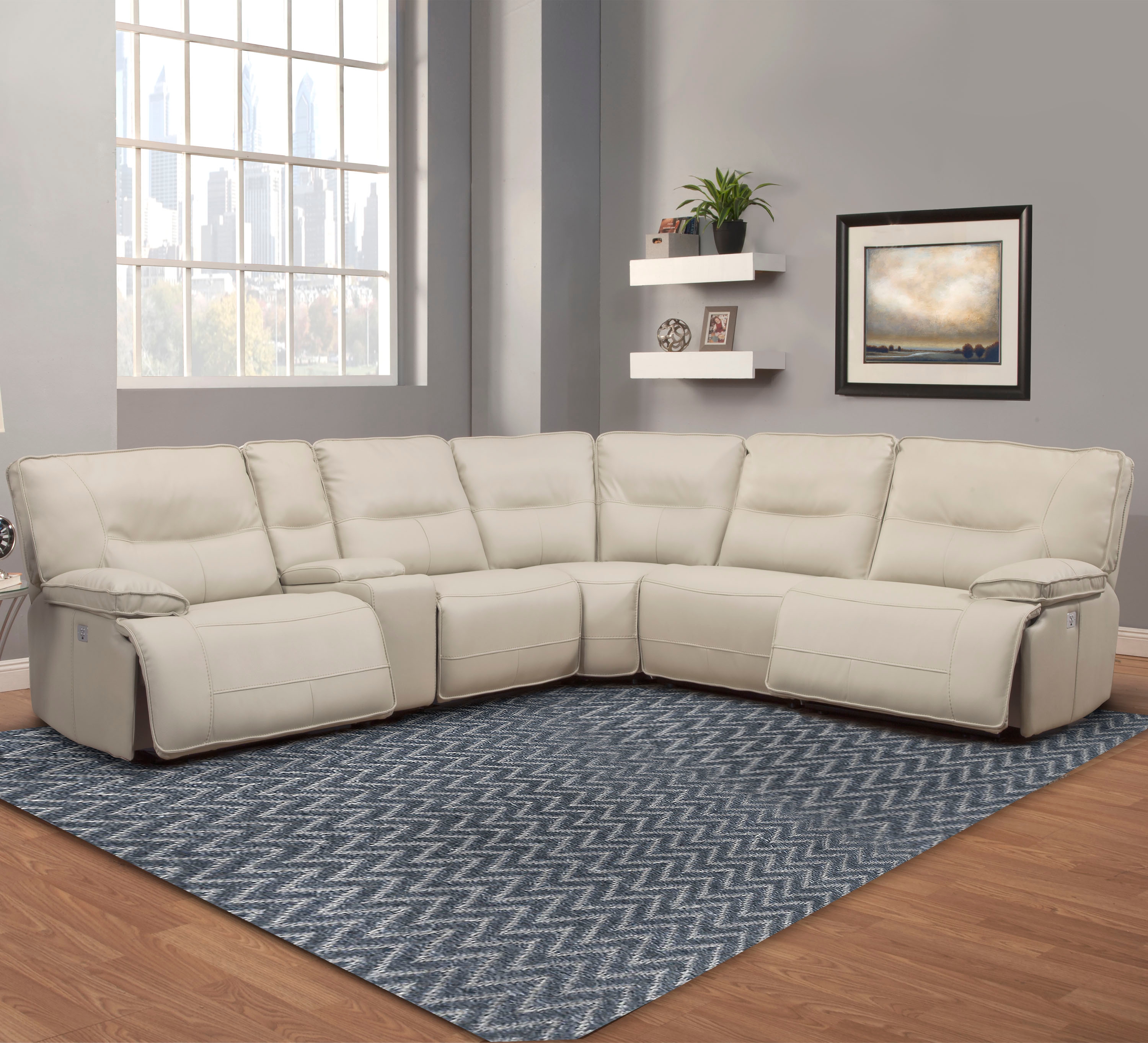 6-Piece Power Reclining Sectional Sofa
