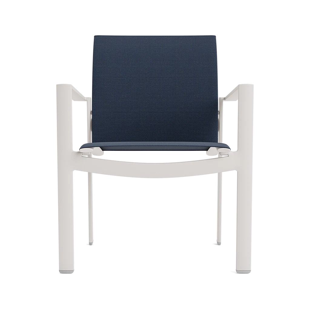 Modern Stacking Sling Dining Armchair
