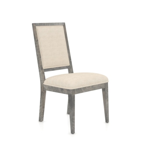 Transitional Customizable Upholstered Side Chair