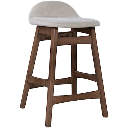 MID CENTURY MODERN COUNTER STOOL