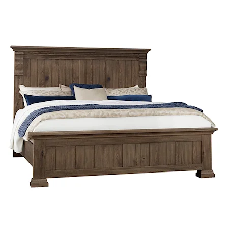 Rustic Queen Panel Bed