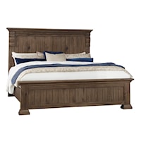 Rustic Queen Panel Bed