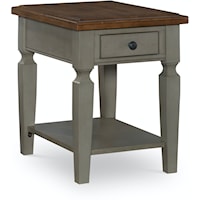 Farmhouse End Table with Drawer