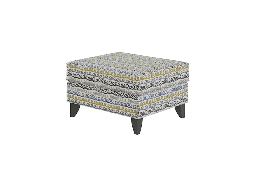 7001 HARMER PLATINUM Accent Ottoman by Fusion Furniture at Esprit Decor Home Furnishings