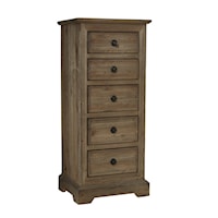 Traditional Lingerie Chest with Full Extension Drawer Guides