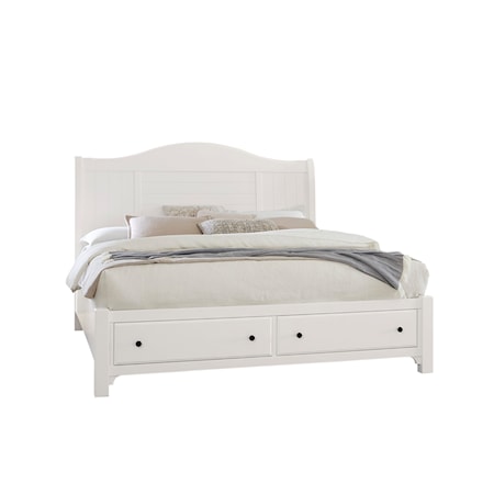 Queen Sleigh Storage Bed