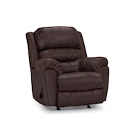 Casual Power Rocker Recliner with Integrated USB Port