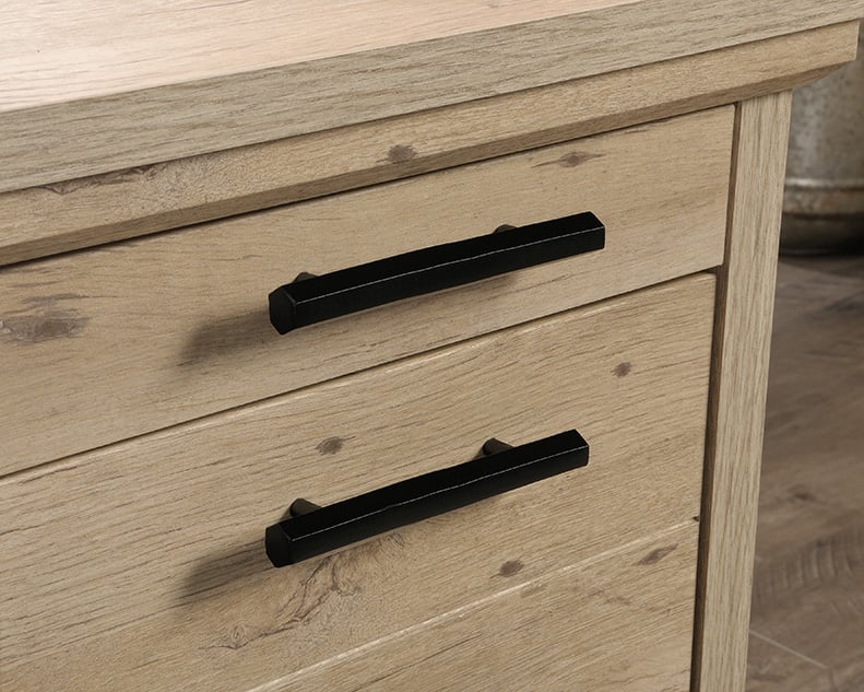 Sauder Aspen Post Aspen Post Double Pedestal Executive Desk