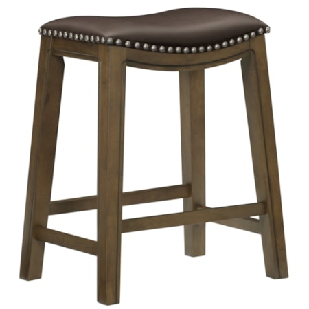 Counter Height Upholstered Stool