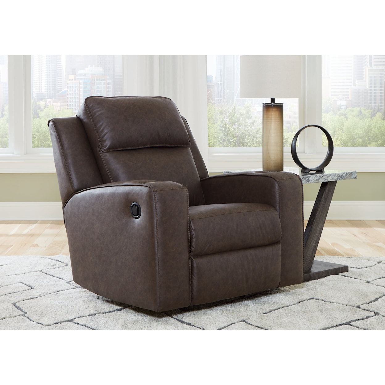 Signature Design by Ashley Furniture Lavenhorne Rocker Recliner