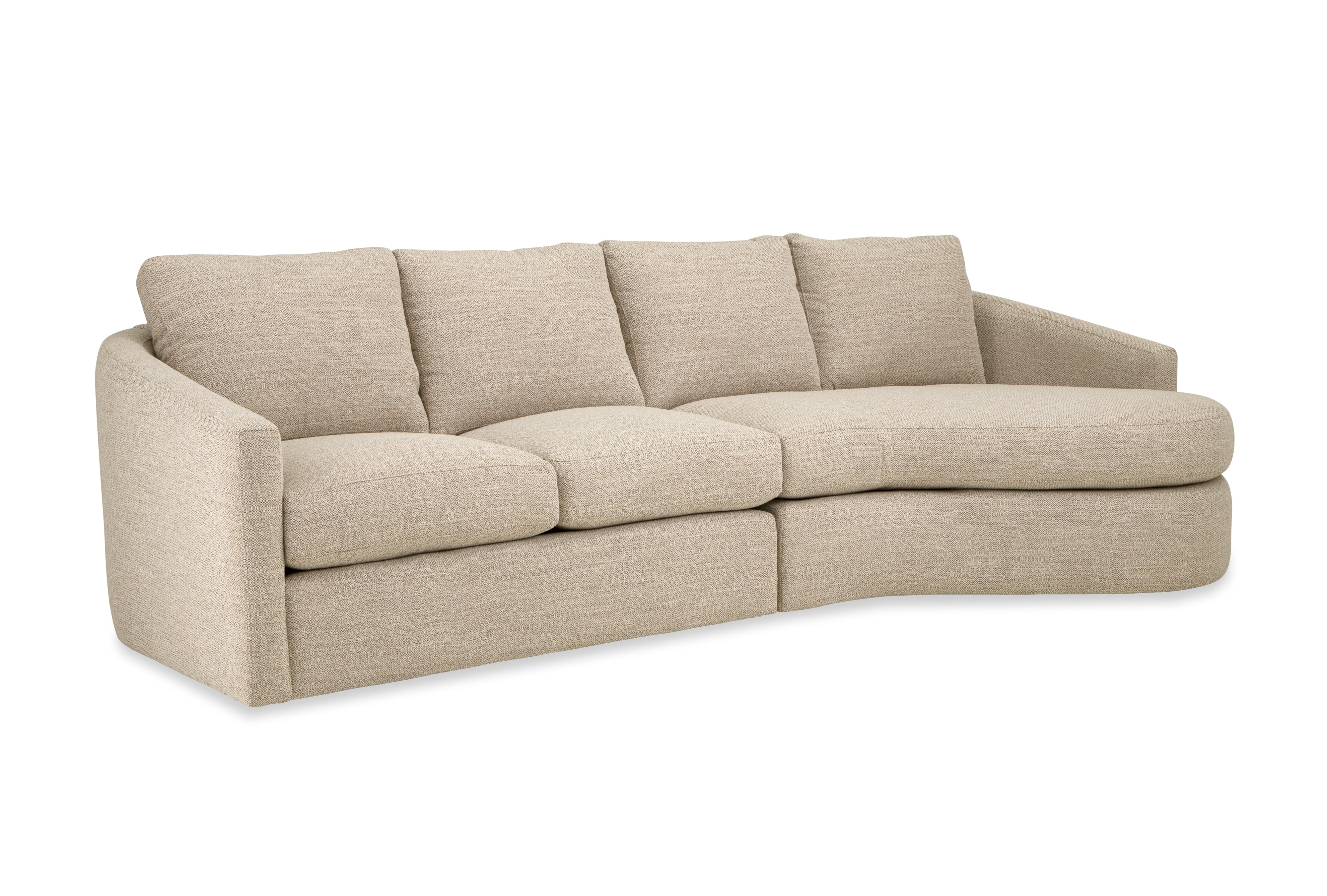 3-Seat Sectional Sofa with RAF Cuddler