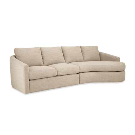 3-Seat Sectional Sofa with RAF Cuddler