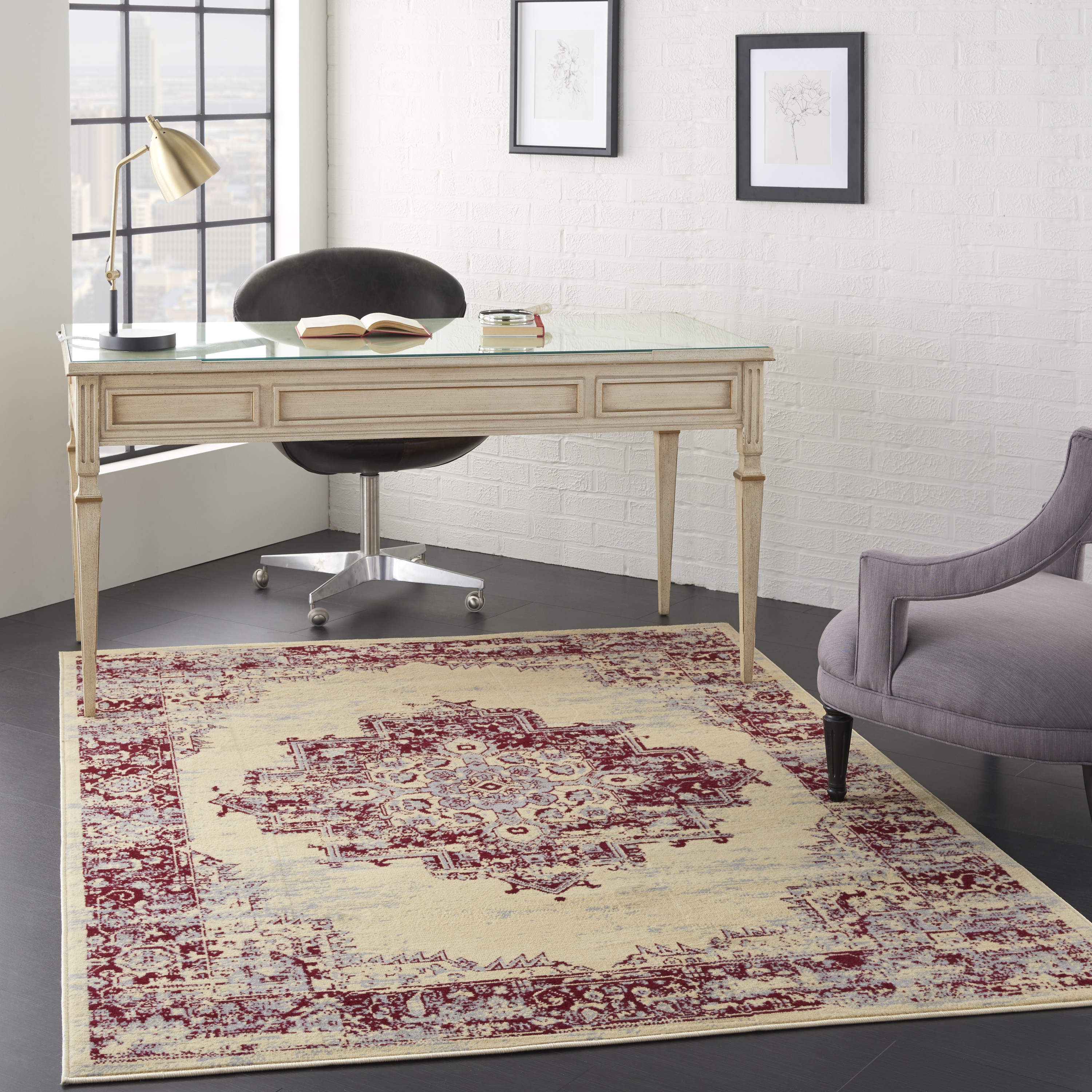 Nourison Grafix 3'9" x 5'9"  Rug