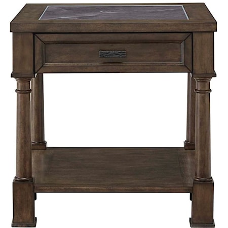 Transitional End Table