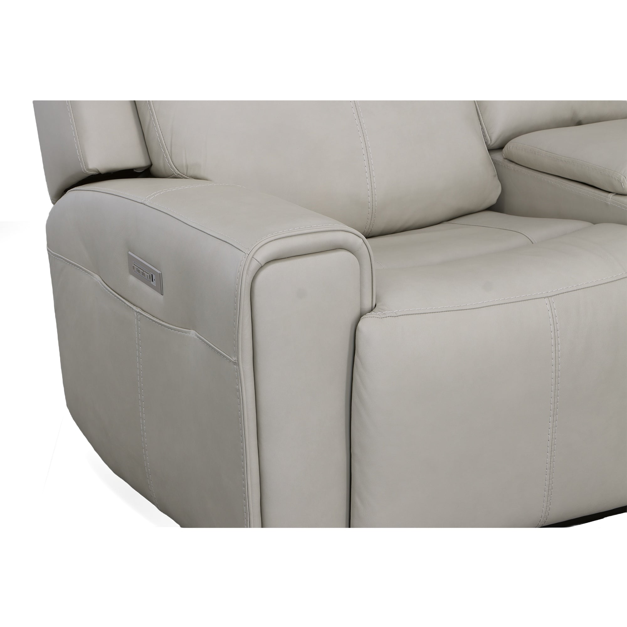 Flexsteel Barnett Power Reclining Loveseat with Console