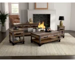 Direct Design Company Loft Brown Single Drawer Chairside Table