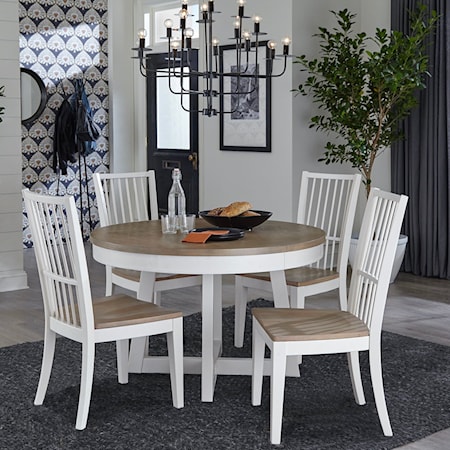 5-Piece Round Dining Set