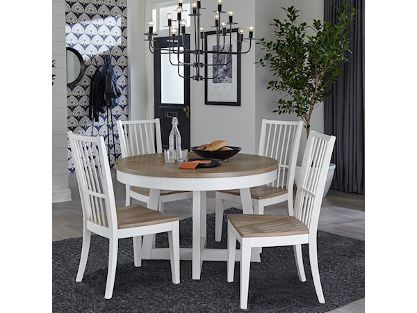 5-Piece Round Dining Set