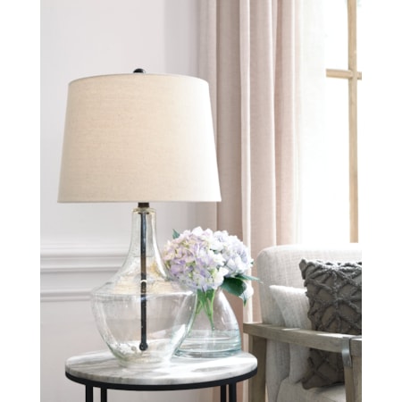 Glass Table Lamp (Set of 2)