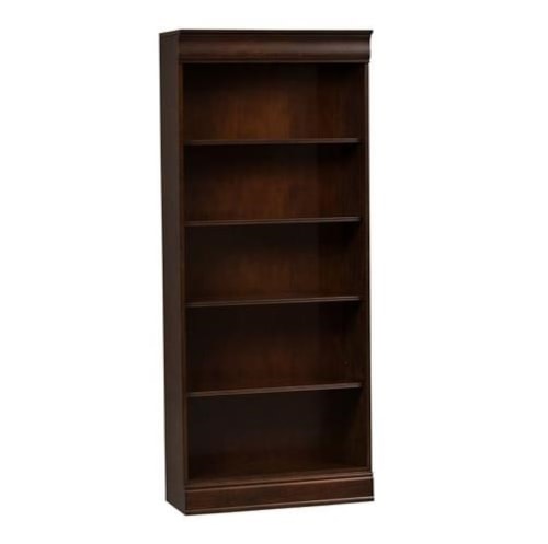 Traditional 72-Inch Bookcase with Adjustable Shelves
