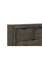 Elements International Logic Contemporary Queen Panel Bed