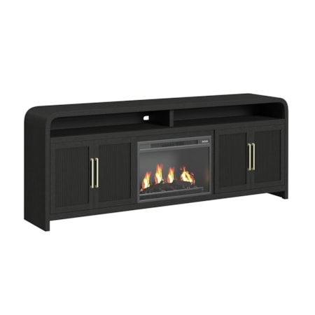 82" Fireplace TV Console