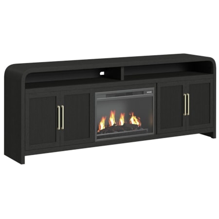 82" Fireplace TV Console