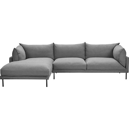 Jamara Sectional Charcoal Left