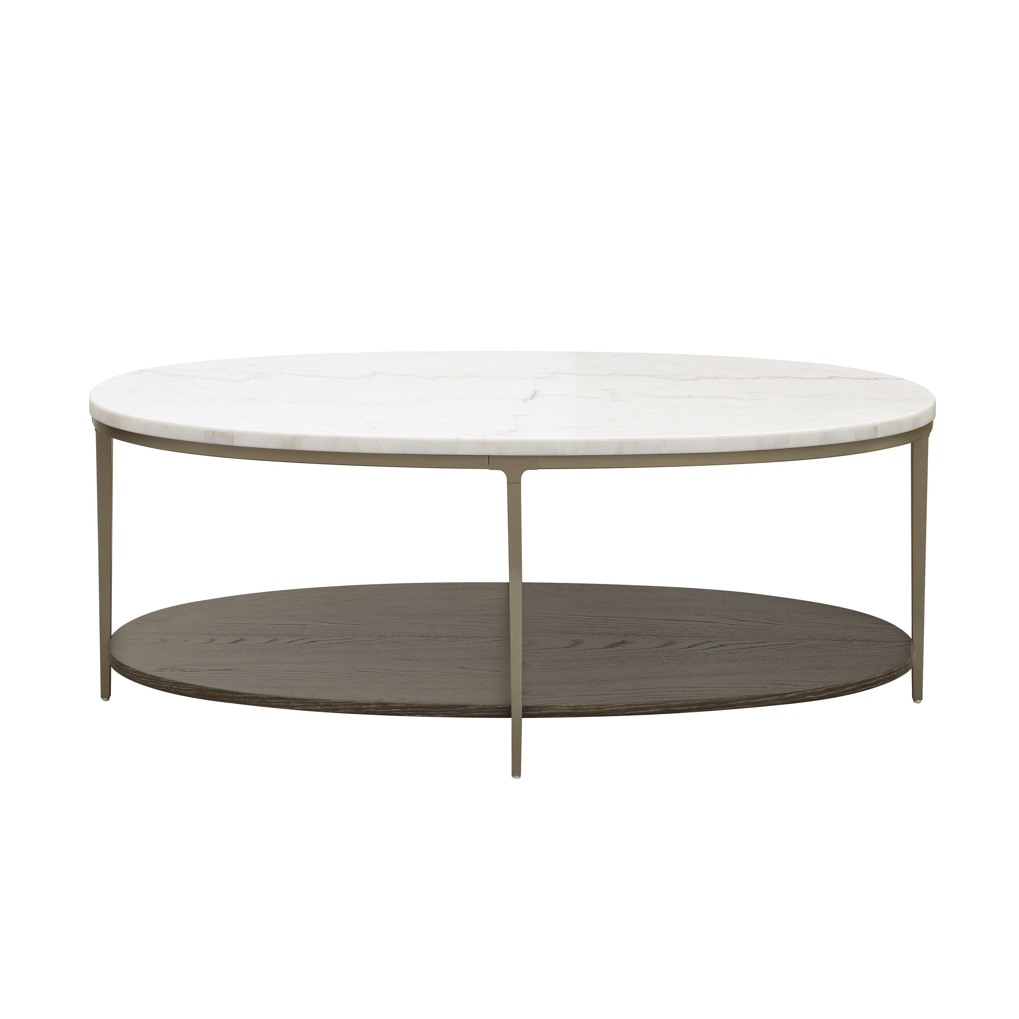 oval coffee table stone top