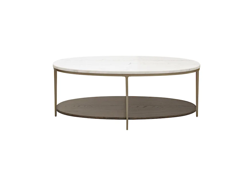 Boulevard Oval  Cocktail Table by Pulaski Furniture at Westrich Furniture & Appliances