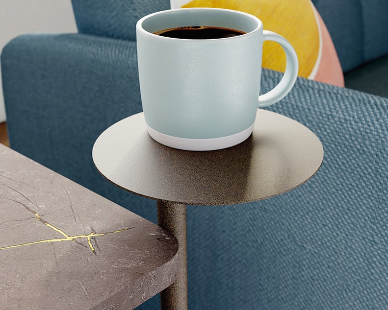 Radial End Table Uw 3a