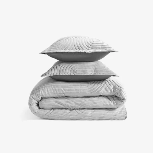 Light Grey / King Performance® Duvet & Sham Set - Solid