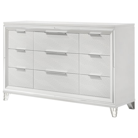 Marmore 9-Drawer Dresser Cabinet