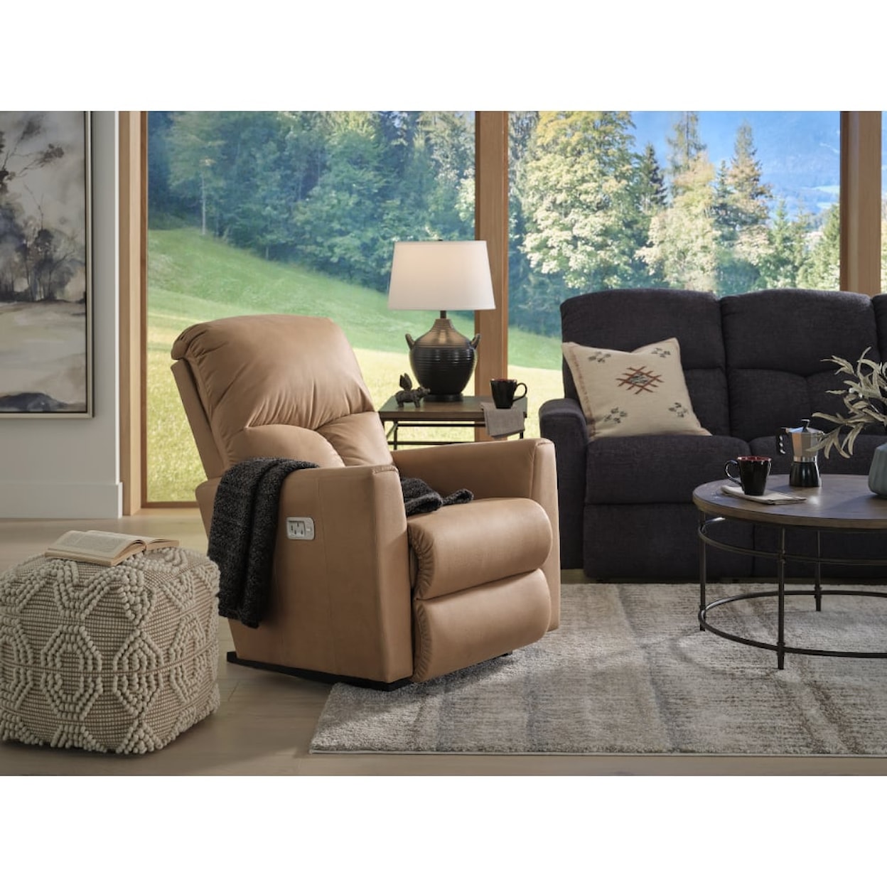 La-Z-Boy Hawthorn Power Rocking Recliner w/ Headrest