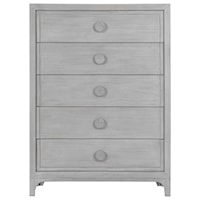 5-Drawer Chest in Washed White