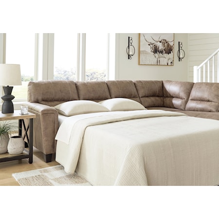 Sectional w/ Sleeper and Chaise