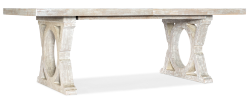 Casual Rectangular Dining Table with 2 Leaves