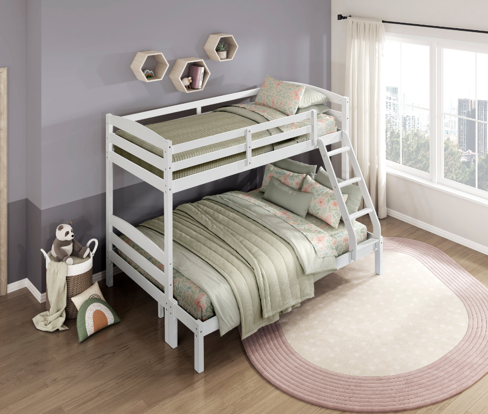 Homelegance Lani Twin over Full Bunk Bed