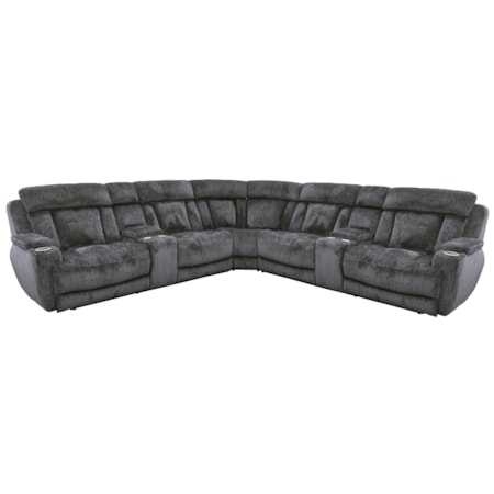 7-Piece Power Reclining Sectional Sofa