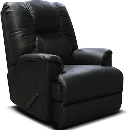 Leather Swivel Gliding Recliner