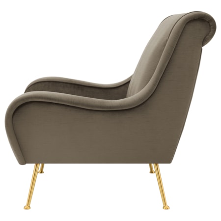 Ricci Arm Accent Chair Truffle