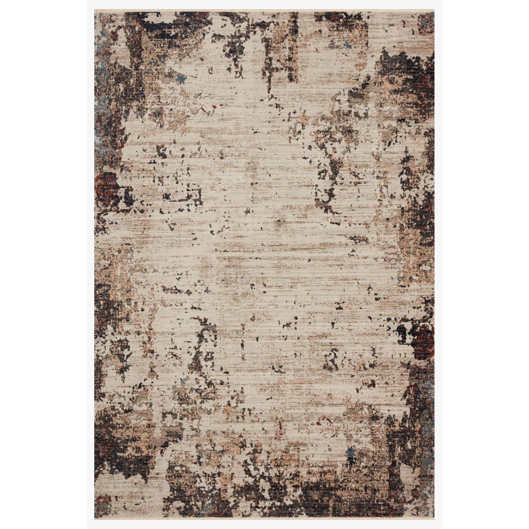Loloi Rugs Leigh 9'6" x 13' Ivory / Charcoal Rug