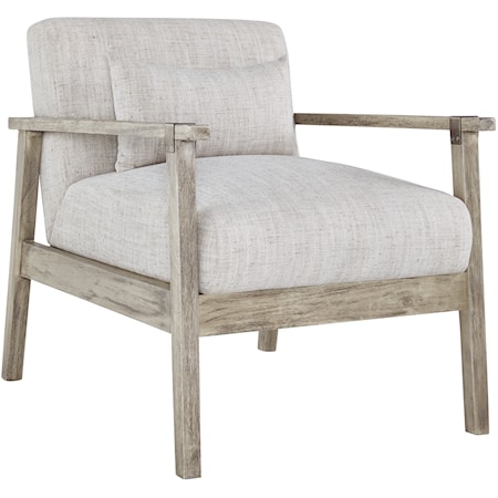 Solid Wood Frame Accent Chair