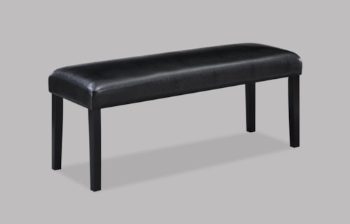 Contemporary Upholstered Dining Bench