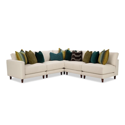Craftmaster 735200BD 4-Seat Sectional Sofa
