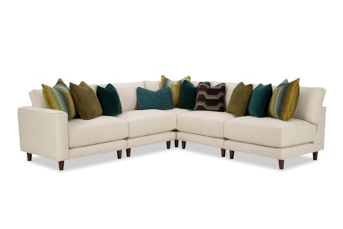 Contemporary 4-Seat Sectional Sofa