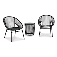 Outdoor Table and Chairs (Set of 3)