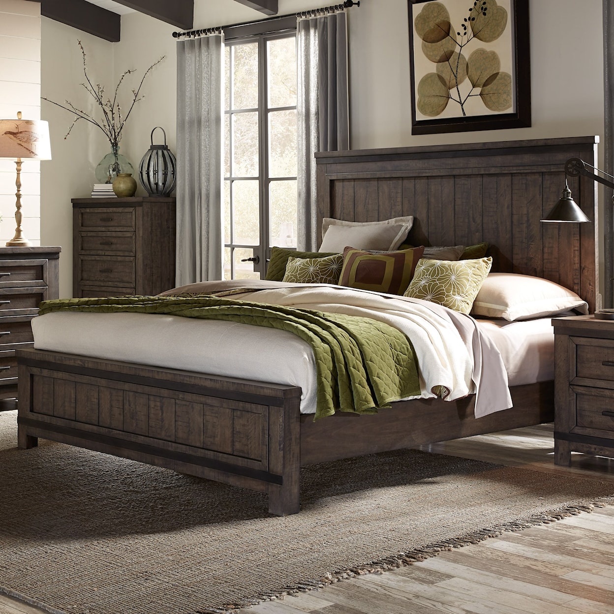 Libby Thornwood Hills Queen Panel Bed