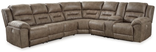 Contemporary 4-Piece Power Reclining Sectional Sofa